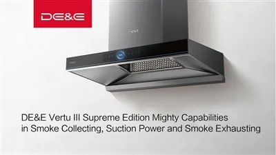 Bemutató közlemény: A Vertu III páraelszívó Supreme Edition új magasságokat hoz a füstgyűjtés, a ...