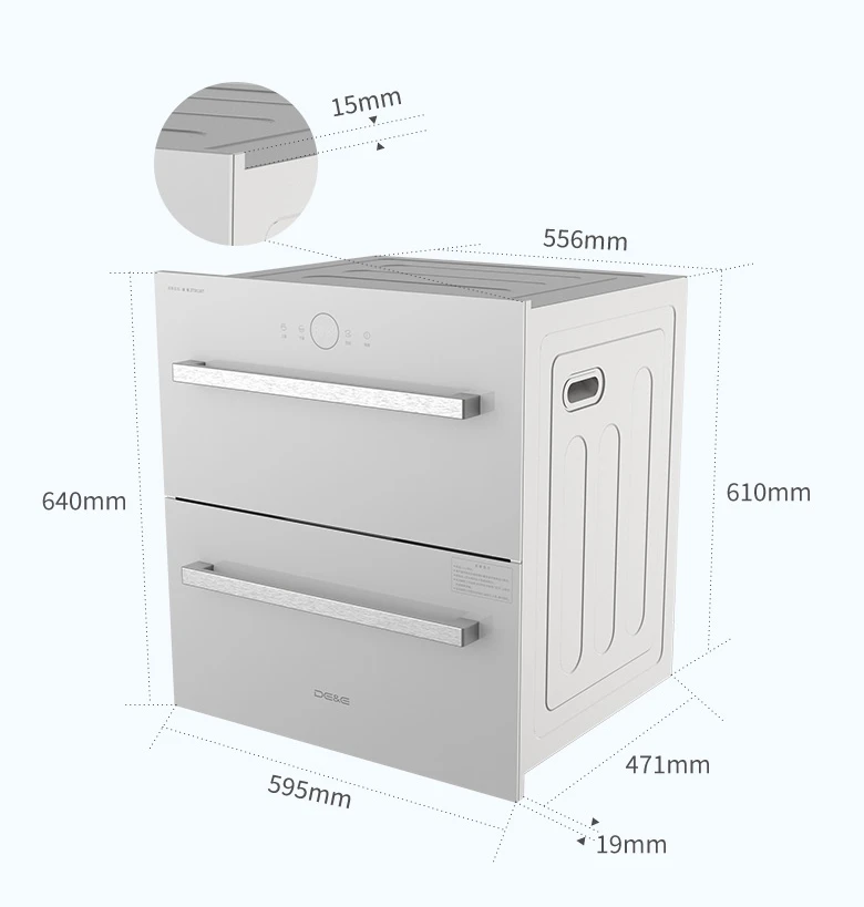 Product Dimension Drawing of Disinfection Cabinet for Kitchen Product Dimension Drawing of Disinfection Cabinet for Kitchen
